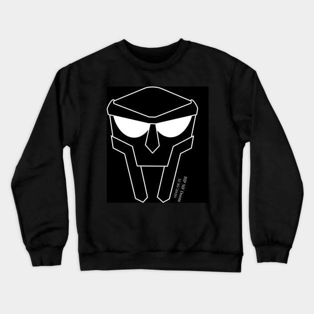 Mf Doom mask Crewneck Sweatshirt by CreationsByAme